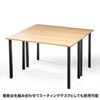 MDE-12060LM / フリースタイルデスク(木目・幅1200×奥行き600×高さ720mm)