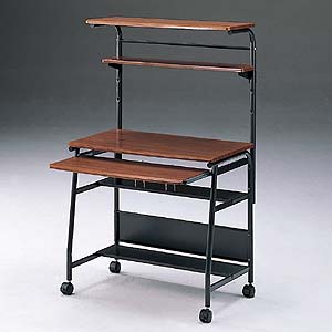 MDS-800D / マルチデスク(ダークグレー・ブラウン木目柄)