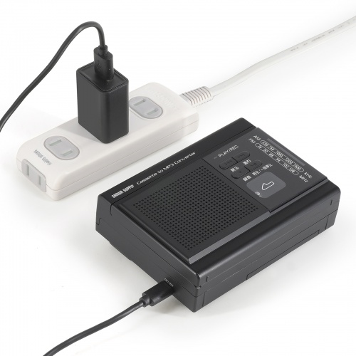 MED-CSCV1 / カセットテープ変換プレーヤー（ラジオ付き・microSD保存タイプ）