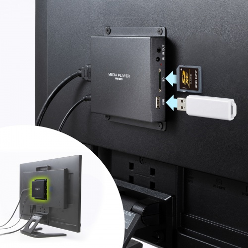 MED-PL2K103 / メディアプレーヤー(VESAマウント・タイマー機能付き)