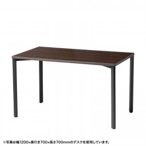 MEF-10060M80 / eテーブル(濃い木目)W1000×D600×H800【受注生産品】