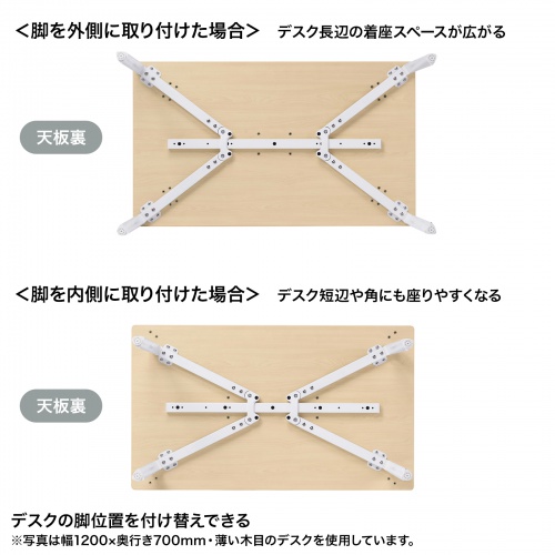 MEF-12060BK / eテーブル（ブラック）W1200×D600×H700【受注生産品】