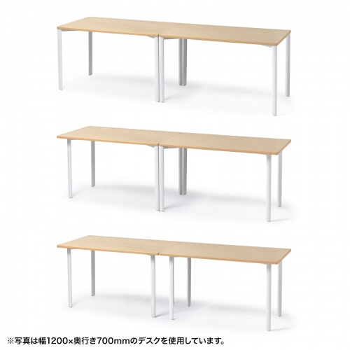 MEF-12090LM / eテーブル（薄い木目）W1200×D900×H700【受注生産品】