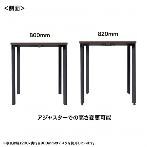 MEF-16070M80 / eテーブル（濃い木目）W1600×D700×H800【受注生産品】