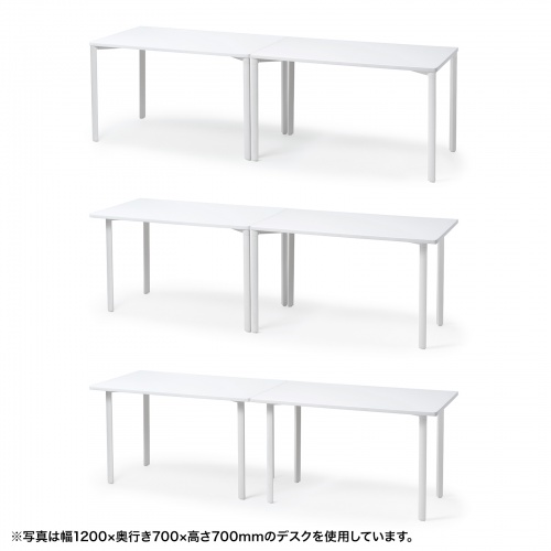 MEF-18060W80 / eテーブル（ホワイト）W1800×D600×H800【受注生産品】