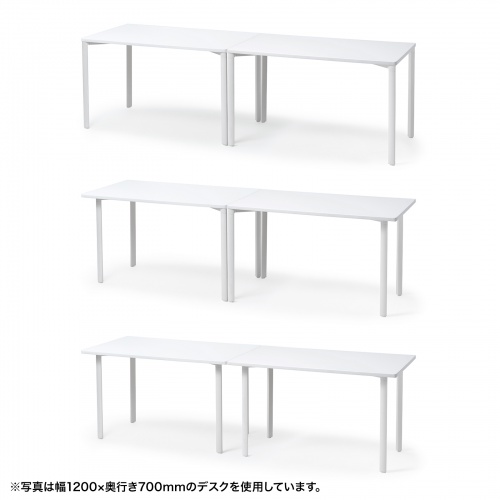 MEF-18060W / eテーブル（ホワイト）W1800×D600×H700【受注生産品】