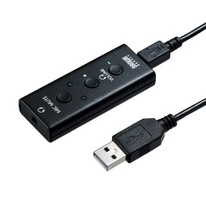 MM-ADUSB4N / USBオーディオ変換アダプタ(4極ヘッドセット用)