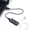 MM-ADUSB4 USBオーディオ変換アダプタ(4極ヘッドセット用) MM-ADUSB4 / USBオーディオ変換アダプタ(4極ヘッドセット用)