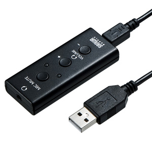 MM-ADUSB4 / USBオーディオ変換アダプタ(4極ヘッドセット用)