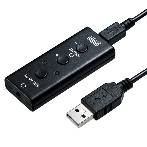 MM-ADUSB4 / USBオーディオ変換アダプタ（4極ヘッドセット用）