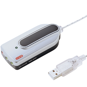 MM-ADUSB / USBオーディオ変換アダプタ(シルバー)