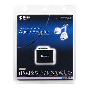 MM-BTAD10BK / Bluetooth iPodオーディオアダプタ（ブラック）