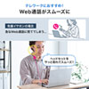 MM-BTMH40BK Bluetoothモノラルヘッドセット MM-BTMH40BK / Bluetoothモノラルヘッドセット