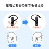 MM-BTMH41WBKN 防水Bluetooth片耳ヘッドセット MM-BTMH41WBKN / 防水Bluetooth片耳ヘッドセット