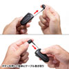 MM-BTMH50BK Bluetoothモノラルヘッドセット(ケーブル巻き取り+クリップタイプ) MM-BTMH50BK / Bluetoothモノラルヘッドセット(ケーブル巻き取り+クリップタイプ)