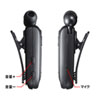MM-BTMH50BK Bluetoothモノラルヘッドセット(ケーブル巻き取り+クリップタイプ) MM-BTMH50BK / Bluetoothモノラルヘッドセット(ケーブル巻き取り+クリップタイプ)