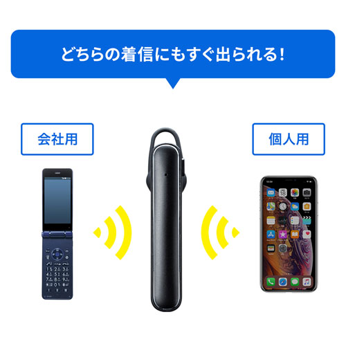 MM-BTMH53BK / Bluetooth片耳ヘッドセット