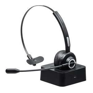 MM-BTMH57BK / 充電クレードル付きBluetoothヘッドセット(片耳タイプ)