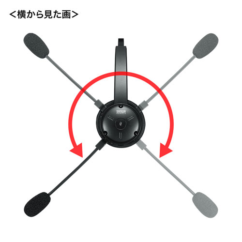 MM-BTMH59BK / クレードル付きBluetoothヘッドセット（通話用ノイズキャンセル機能搭載）