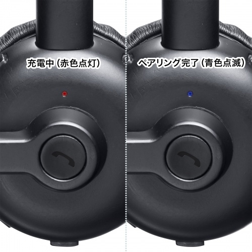 MM-BTMH67BK / Bluetoothヘッドセット（単一指向性マイク・充電クレードル付き）