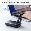 MM-BTMH74BK / Bluetoothヘッドセット（充電ケース付き・デュアルマイクノイズキャンセル搭載）