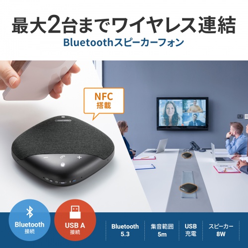 MM-BTMSP5 / Bluetooth会議スピーカーフォン