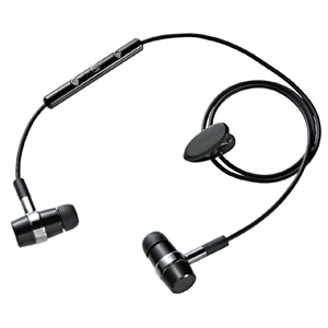 MM-BTSH28BK / Bluetoothステレオヘッドセット(イヤホン型・ブラック)