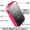 MM-BTSH29P 超小型Bluetoothレシーバー(マイク内蔵・ピンク) MM-BTSH29P / 超小型Bluetoothレシーバー(マイク内蔵・ピンク)