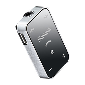 MM-BTSH29SV / 超小型Bluetoothレシーバー(マイク内蔵・シルバー)