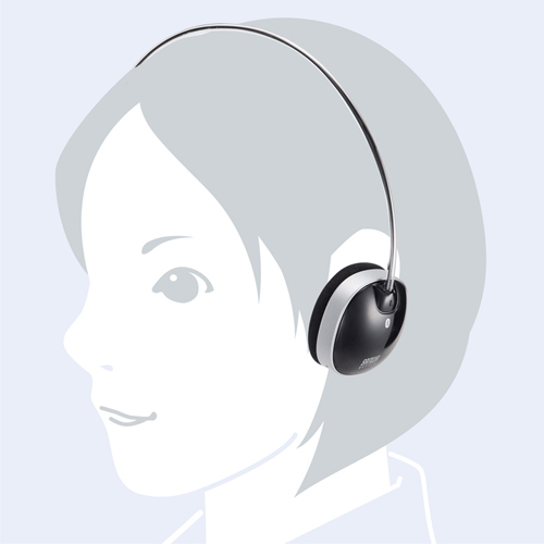 MM-BTSH30BK / Bluetoothステレオヘッドセット