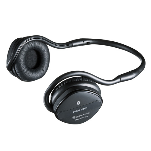 MM-BTSH35BK / Bluetoothステレオヘッドセット（ブラック）