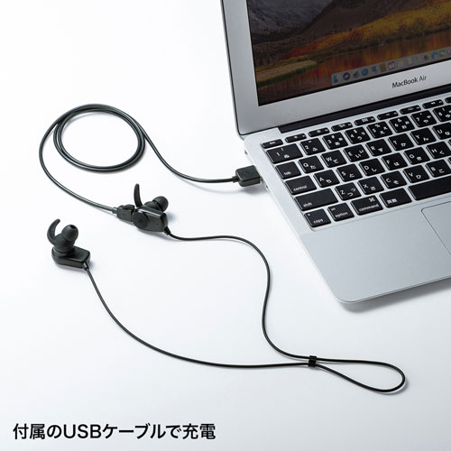 MM-BTSH38BK / Bluetoothステレオヘッドセット（ブラック）