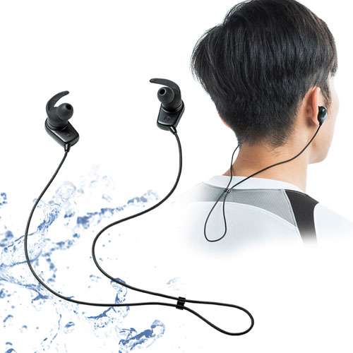 MM-BTSH38BK / Bluetoothステレオヘッドセット（ブラック）