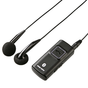 MM-BTSH3BK / Bluetoothステレオヘッドセット（ブラック）