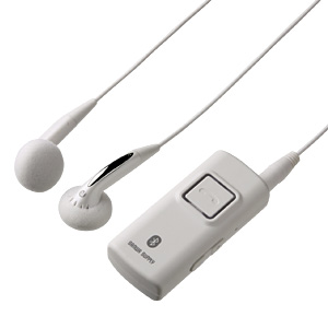 MM-BTSH3W / Bluetoothステレオヘッドセット（ホワイト）