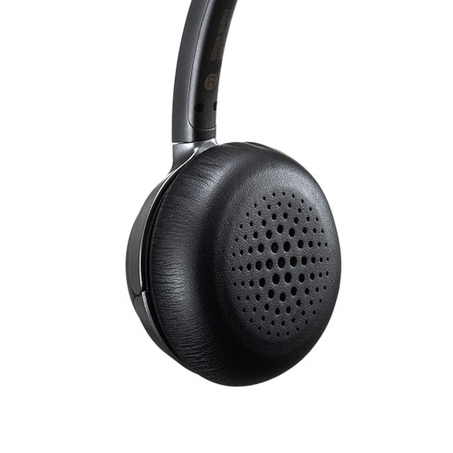 MM-BTSH55BK / Bluetoothヘッドセット（両耳タイプ・ノイズキャンセリング機能付き）