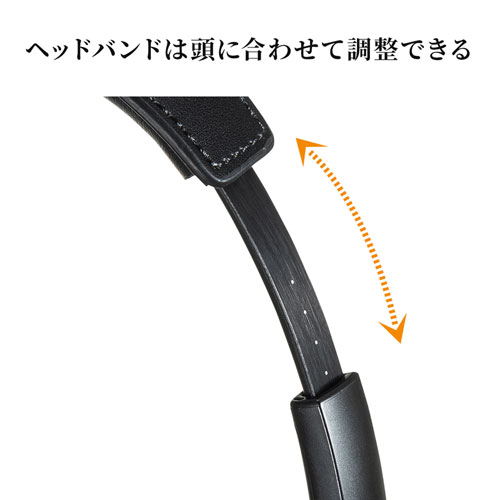 MM-BTSH55BK / Bluetoothヘッドセット（両耳タイプ・ノイズキャンセリング機能付き）