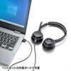 MM-BTSH62BK / Bluetoothヘッドセット（両耳タイプ・単一指向性）