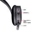 MM-BTSH63BK Bluetoothヘッドセット(両耳・外付けマイク付き) MM-BTSH63BK / Bluetoothヘッドセット(両耳・外付けマイク付き)