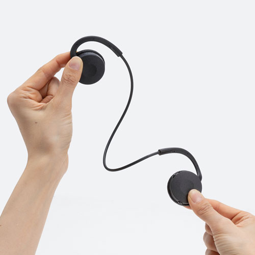 MM-BTSH63BK / Bluetoothヘッドセット（両耳・外付けマイク付き）