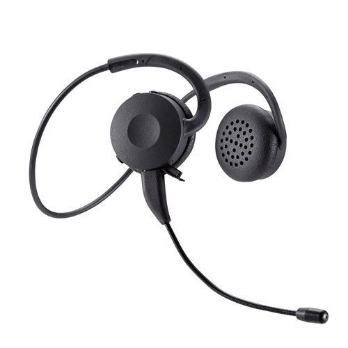 MM-BTSH63BK / Bluetoothヘッドセット（両耳・外付けマイク付き）