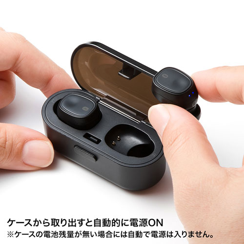 MM-BTTWS001BK / Bluetooth 完全ワイヤレスヘッドセット