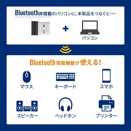 MM-BTUD47 / Bluetooth 5.0 USBアダプタ(class1)