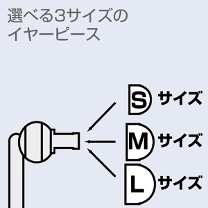 MM-HP105BK / ステレオイヤホン（ブラック）