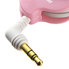 MM-HP106P ステレオイヤホン(巻き取り式・ピンク) MM-HP106P / ステレオイヤホン(巻き取り式・ピンク)