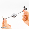 MM-HP118SV ステレオイヤホン(巻き取り式・シルバー) MM-HP118SV / ステレオイヤホン(巻き取り式・シルバー)