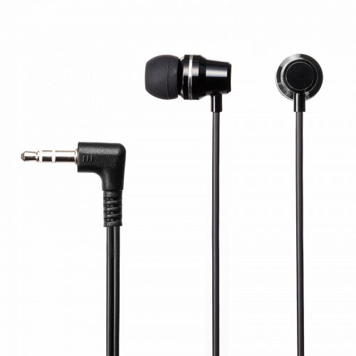 MM-HP119BK / ステレオイヤホン(ブラック)