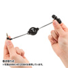 MM-HP120BL ステレオイヤホン(巻き取り式・ブルー) MM-HP120BL / ステレオイヤホン(巻き取り式・ブルー)