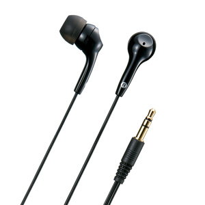 MM-HP121BK / ステレオイヤホン(ブラック)