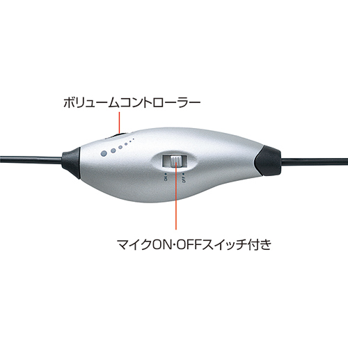 MM-HS203NC / マルチメディアヘッドセット（ノイズ防止タイプ）